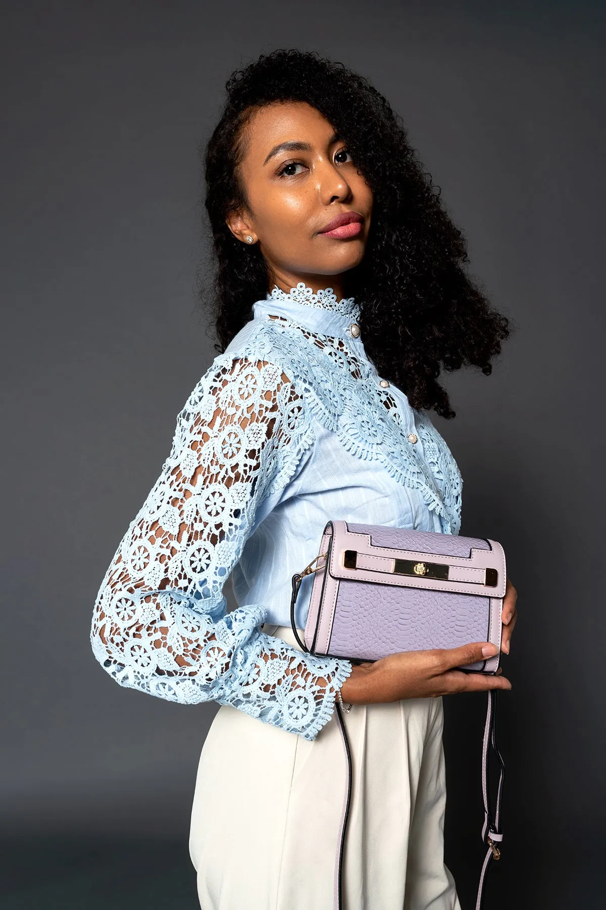 Etta Vegan Snake Crossbody