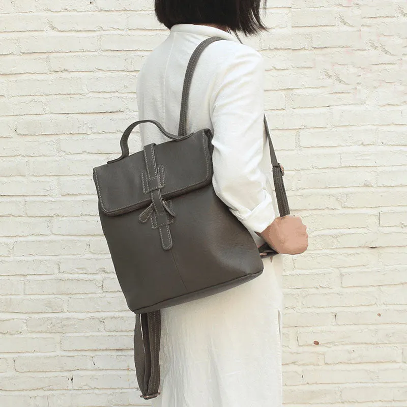 Fashion Black LEATHER WOMEN Backpacks Purse Cute School Backpack FOR WOMEN