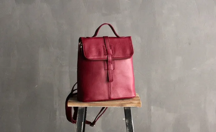 Fashion Black LEATHER WOMEN Backpacks Purse Cute School Backpack FOR WOMEN