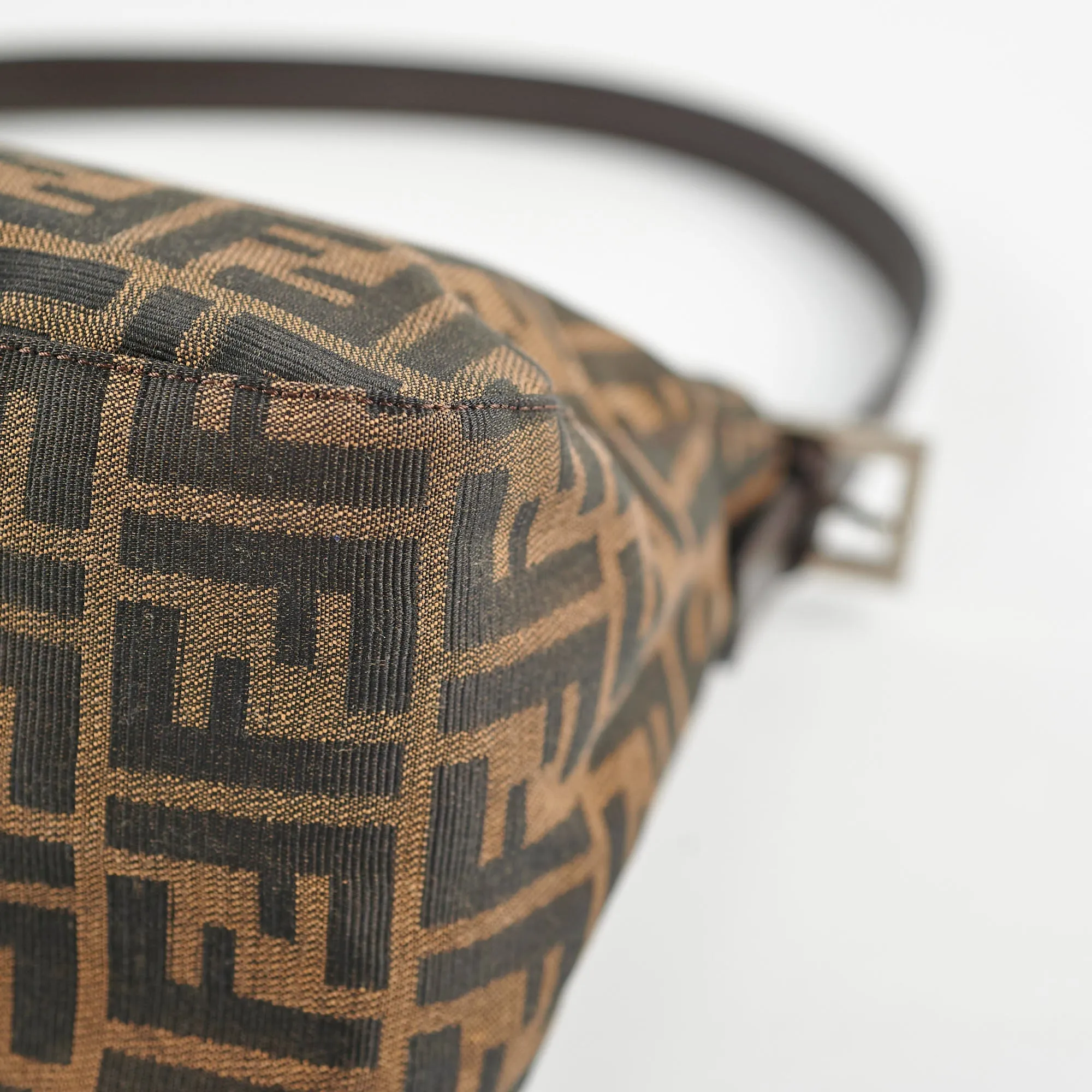 Fendi Zucca Canvas Mamma Forever Shoulder Bag