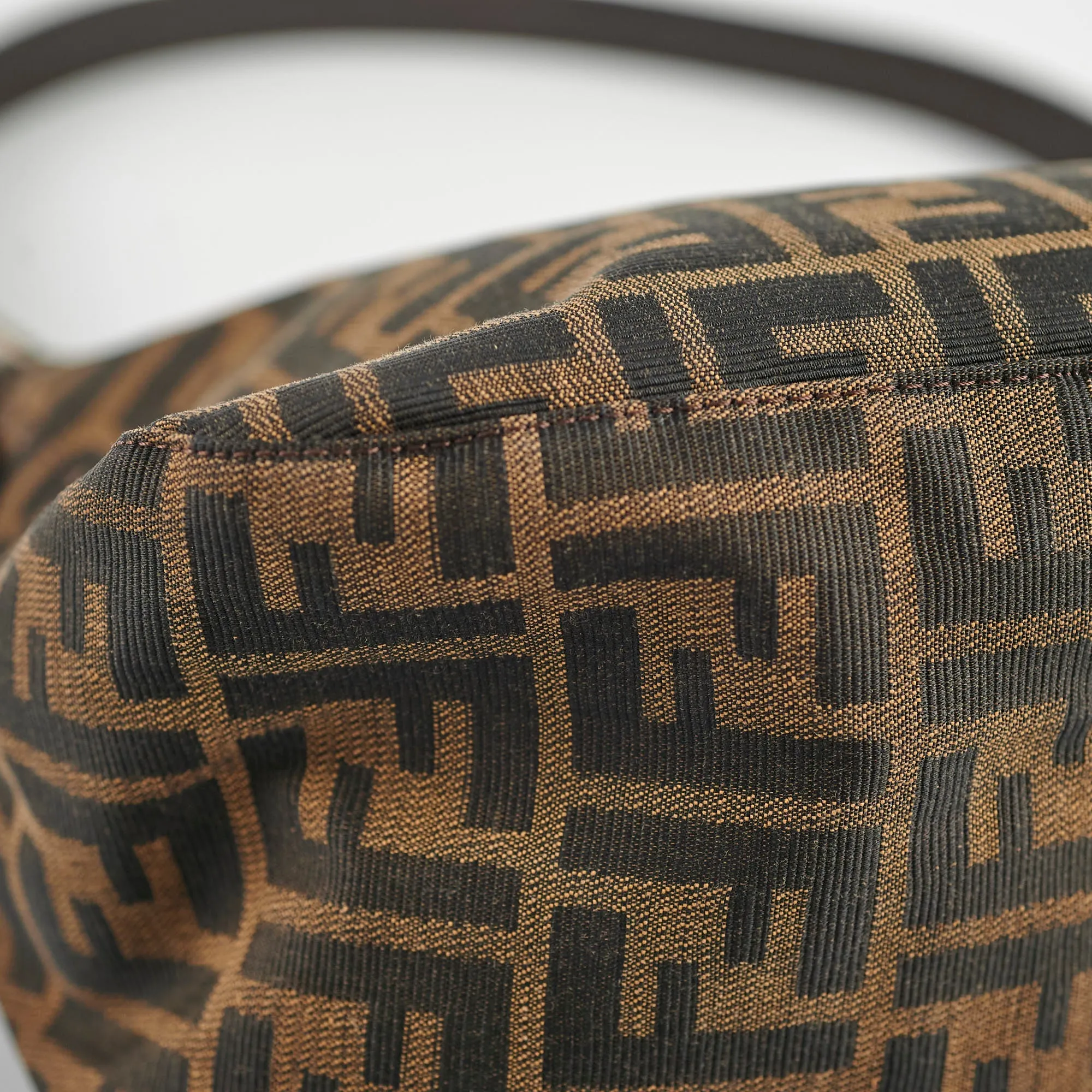 Fendi Zucca Canvas Mamma Forever Shoulder Bag