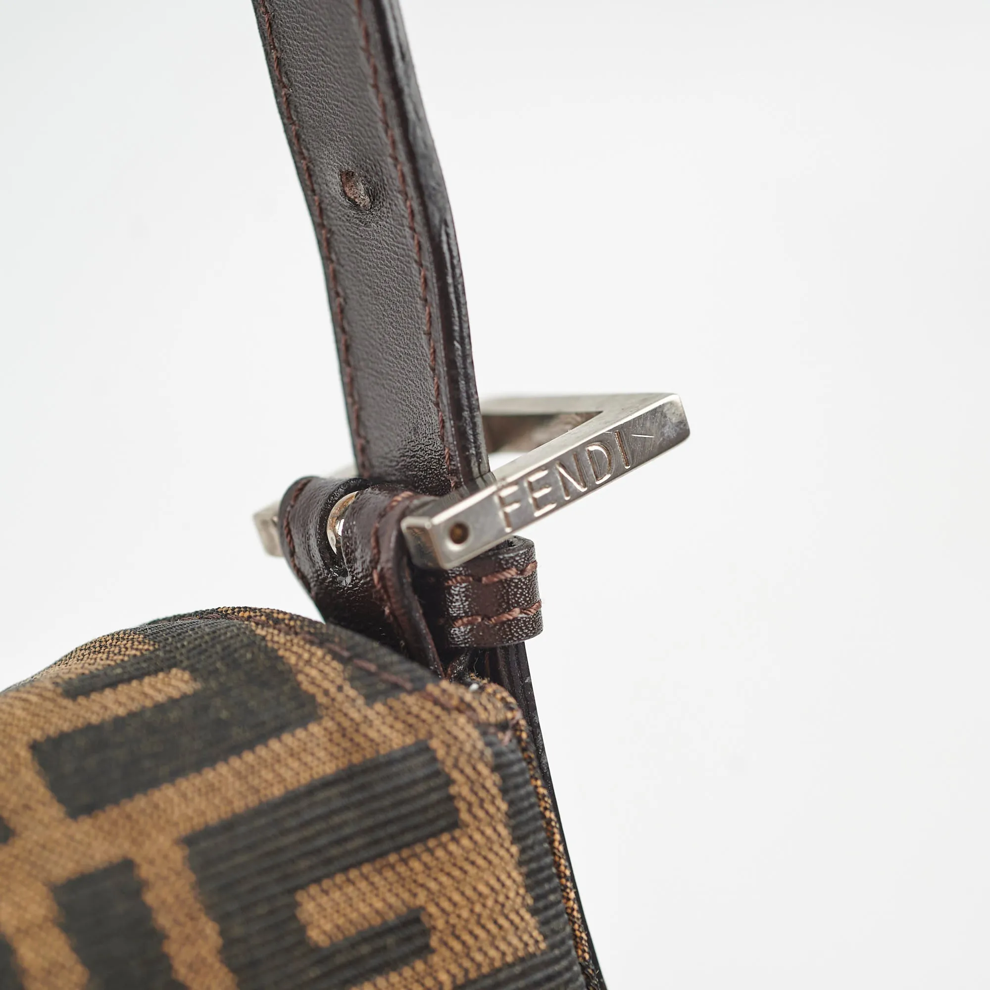 Fendi Zucca Canvas Mamma Forever Shoulder Bag