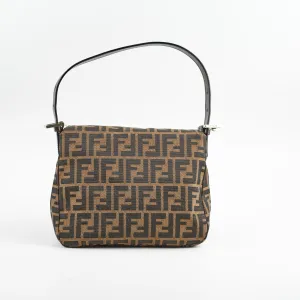 Fendi Zucca Canvas Mamma Forever Shoulder Bag