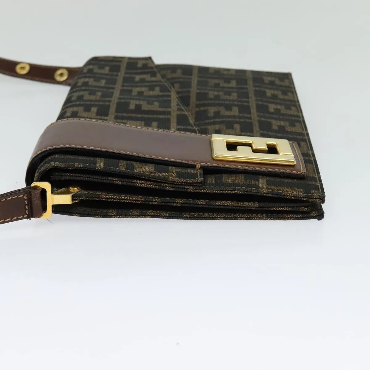 Fendi Zucca Canvas Shoulder Bag (Pre-Owned)