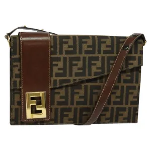 Fendi Zucca Canvas Shoulder Bag (Pre-Owned)