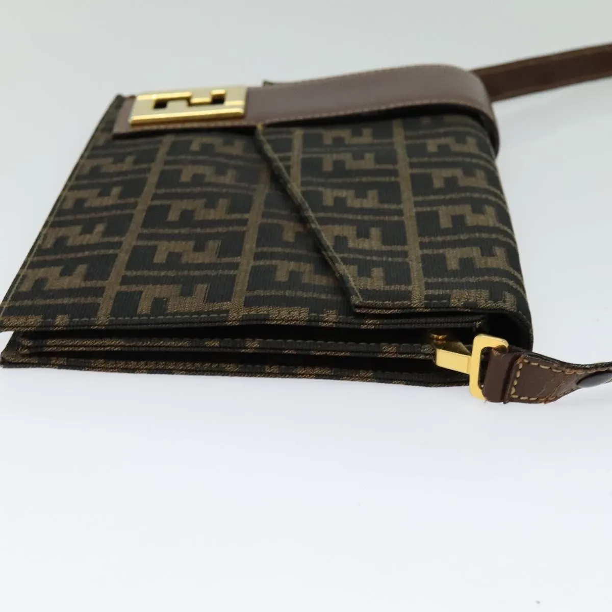 Fendi Zucca Canvas Shoulder Bag (Pre-Owned)