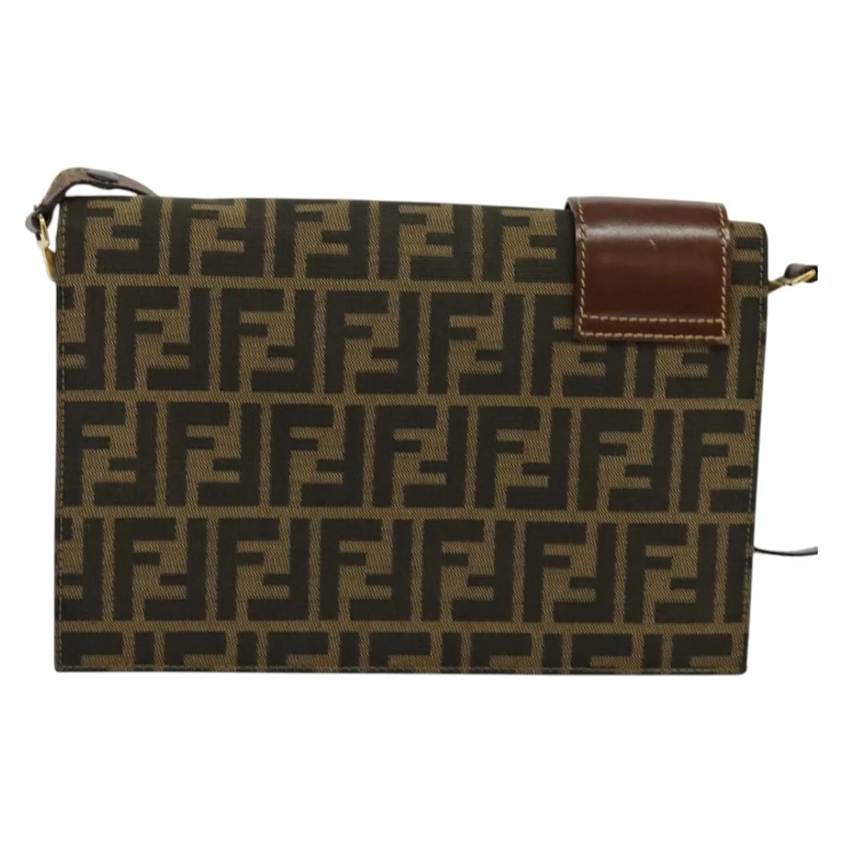 Fendi Zucca Canvas Shoulder Bag (Pre-Owned)