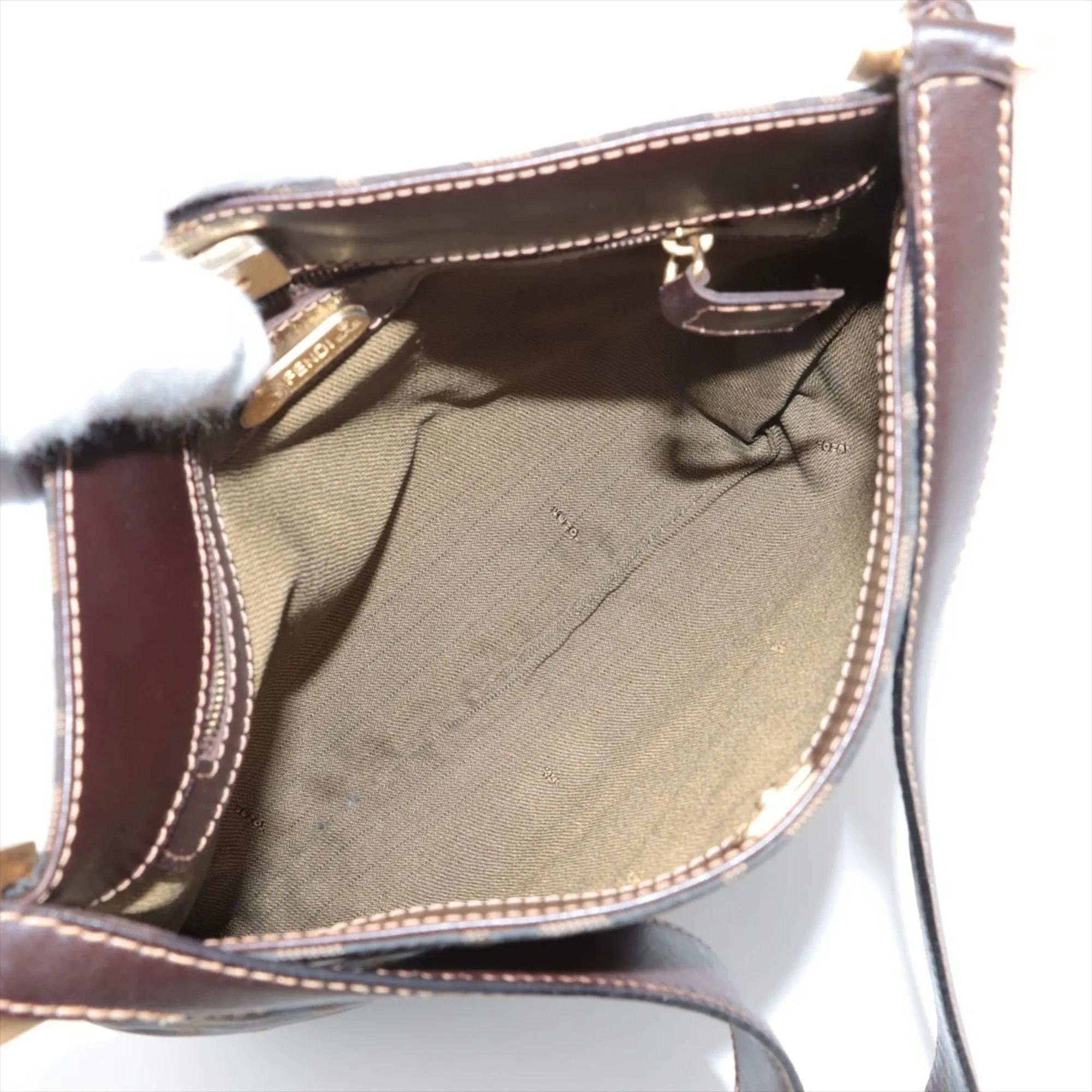 Fendi Zucca Zucca Handbag Shoulder Bag (Pre-Owned)