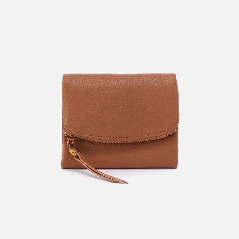 Fern Medium Trifold Wallet Warm Honey