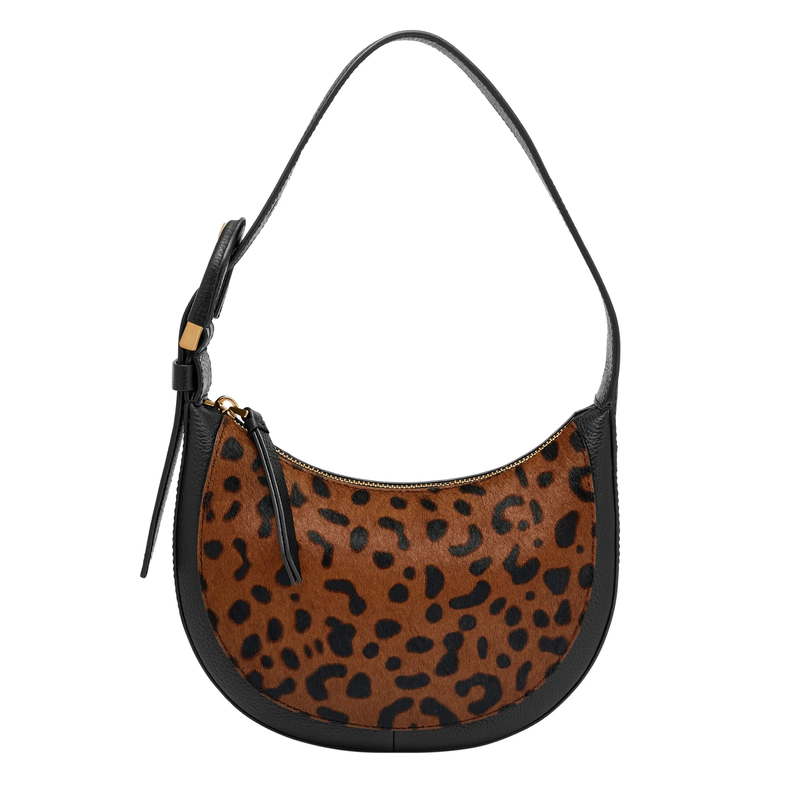 Fossil Women's Harwell Printed Haircalf Leather Crescent