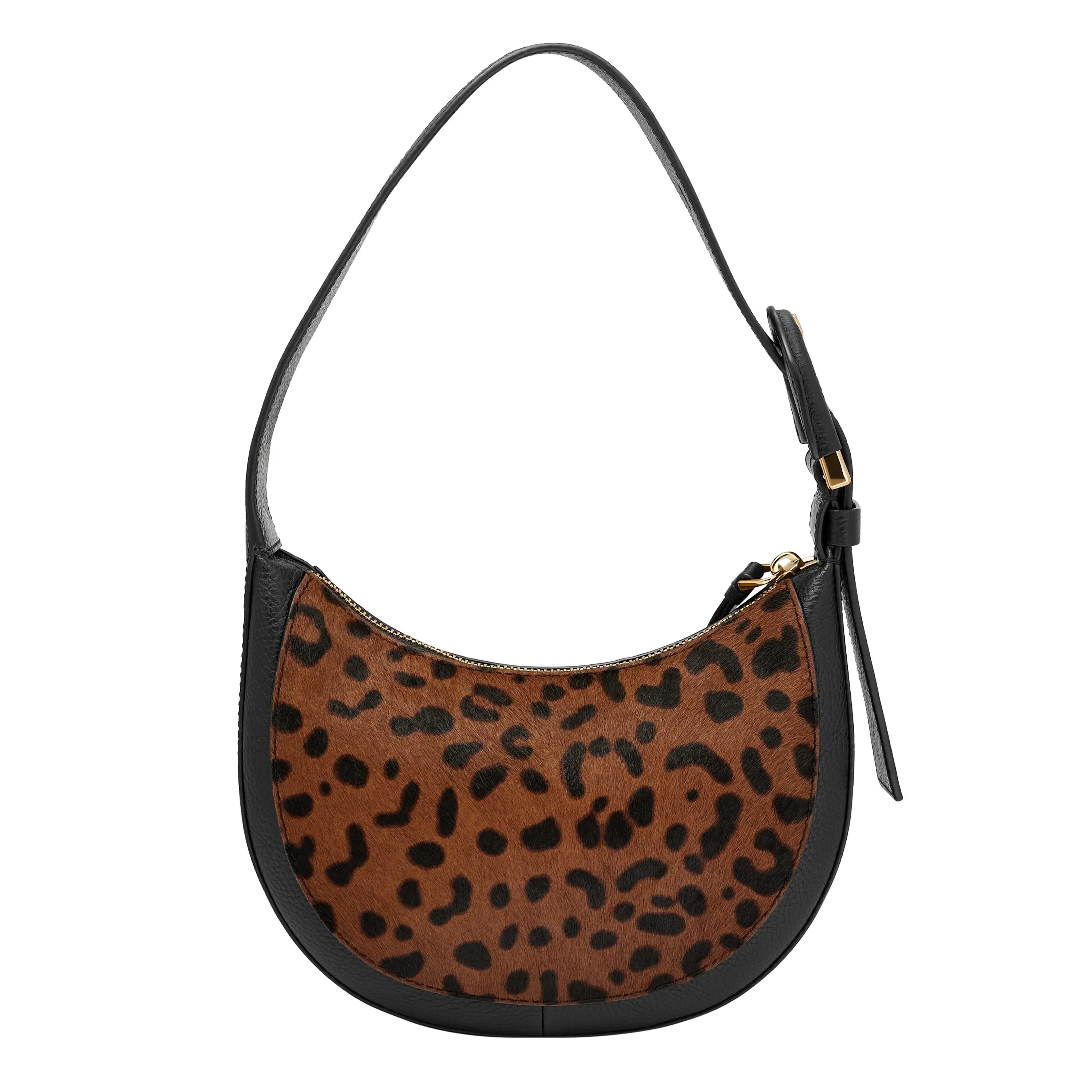 Fossil Women's Harwell Printed Haircalf Leather Crescent