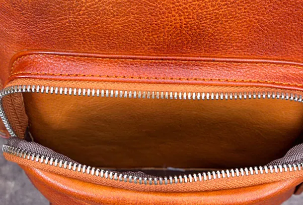 Genuine Handmade Leather Backpack Bag Vintage Shoulder Bag Women Leather Purse