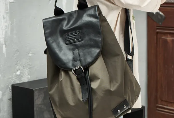 Genuine Leather Cute Travel Bag Backpack Bag Shoulder Bag Black Women Leather Purse