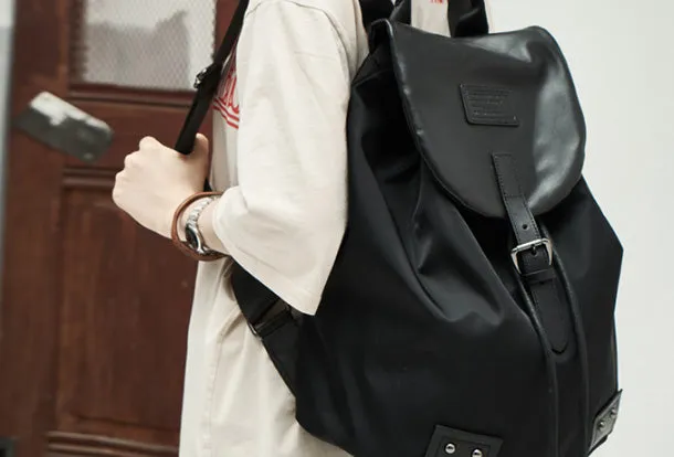 Genuine Leather Cute Travel Bag Backpack Bag Shoulder Bag Black Women Leather Purse