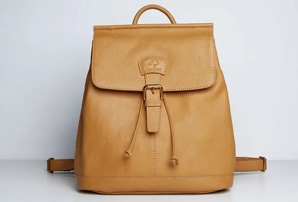 Genuine Leather Cute Women Backpack Bag Shoulder Bag Red Black Leather Purse