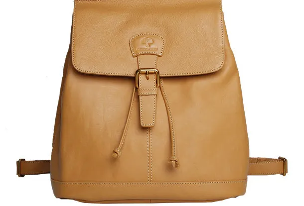 Genuine Leather Cute Women Backpack Bag Shoulder Bag Red Black Leather Purse