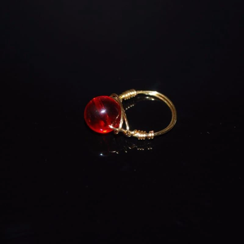 Genuine Quartz Stone women's ring