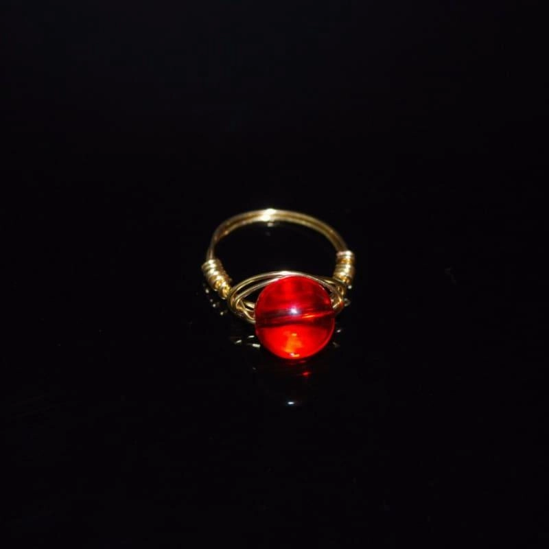 Genuine Quartz Stone women's ring
