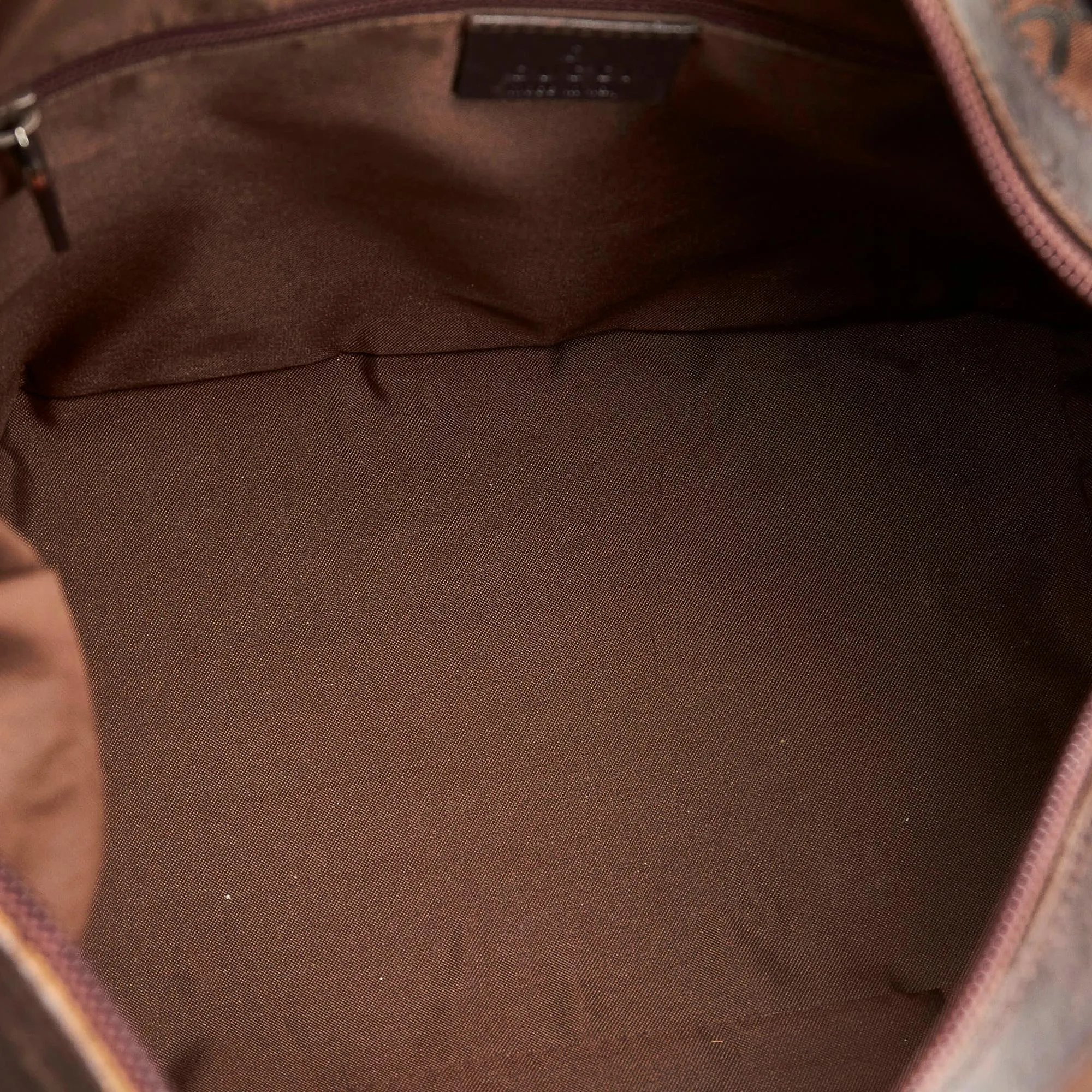 Gucci Bamboo GG Canvas Shoulder Bag (SHG-ejITql)