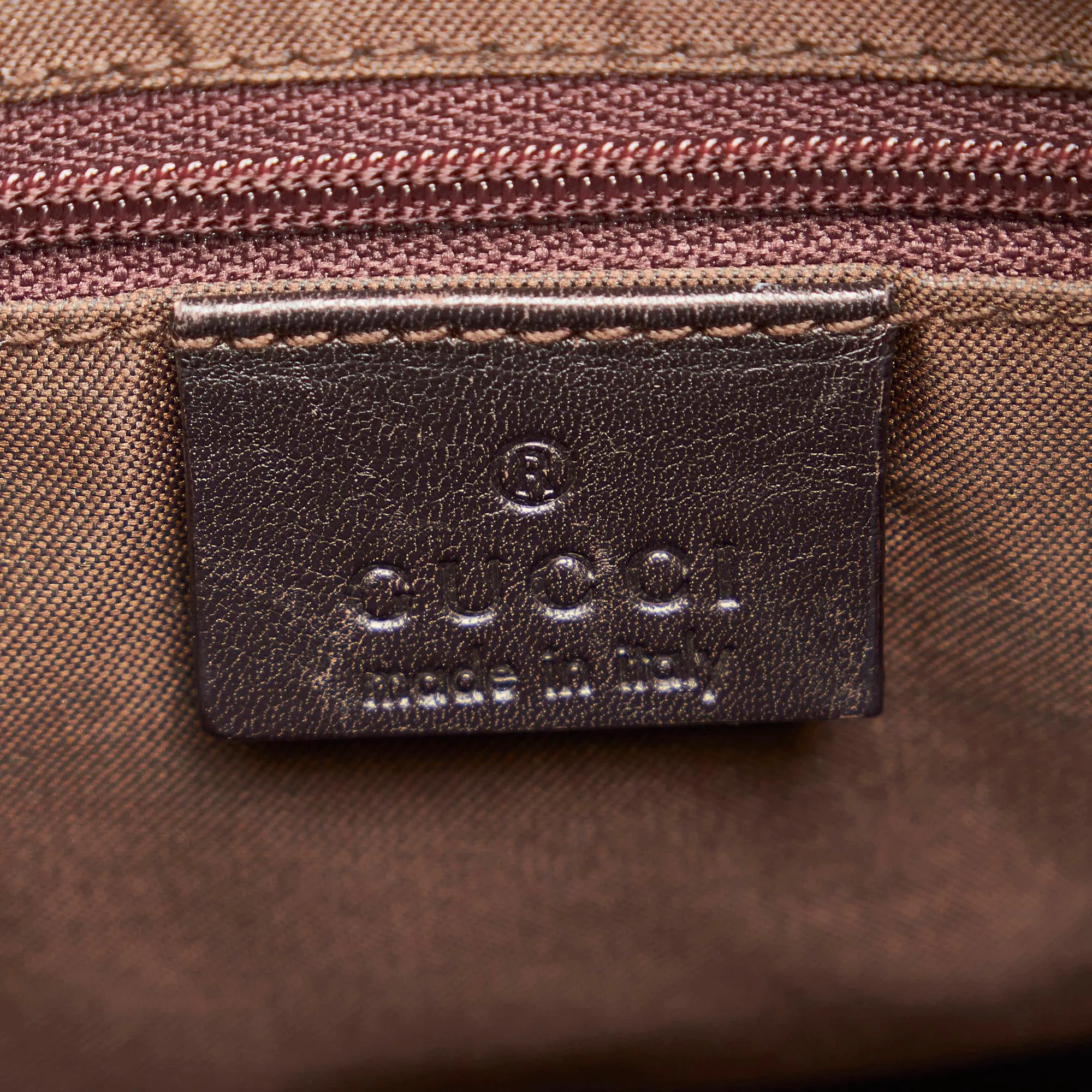 Gucci Bamboo GG Canvas Shoulder Bag (SHG-ejITql)