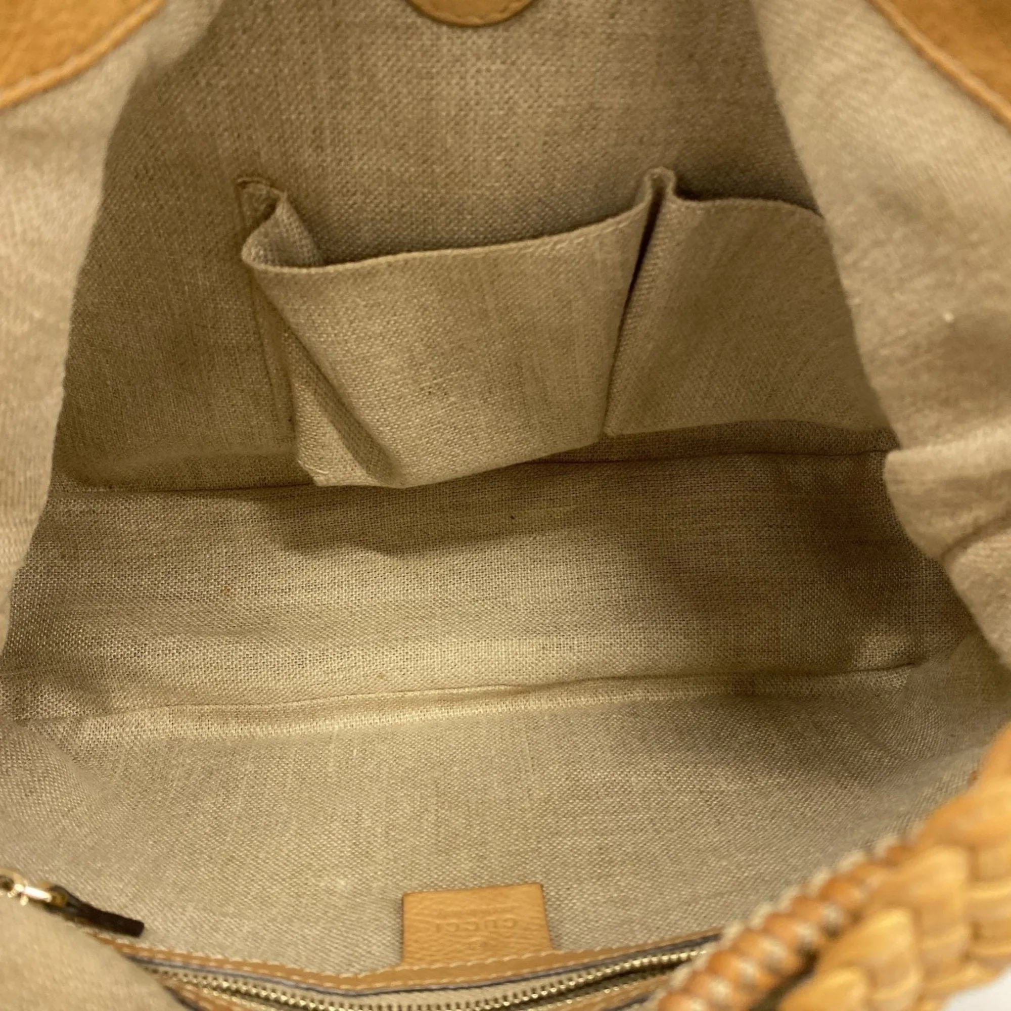 Gucci Canvas Shoulder Bag (Pre-Owned)