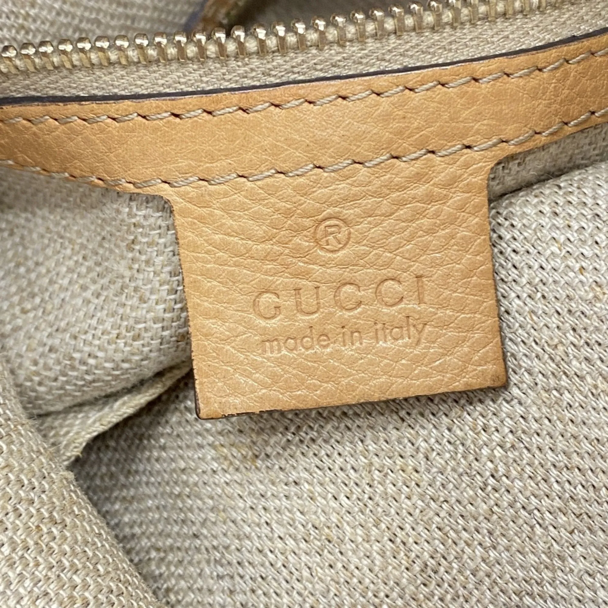 Gucci Canvas Shoulder Bag (Pre-Owned)