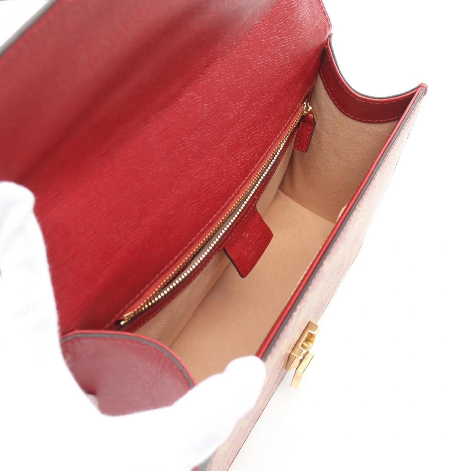 Gucci  Color Leather Shoulder Bag (Pre-Owned)