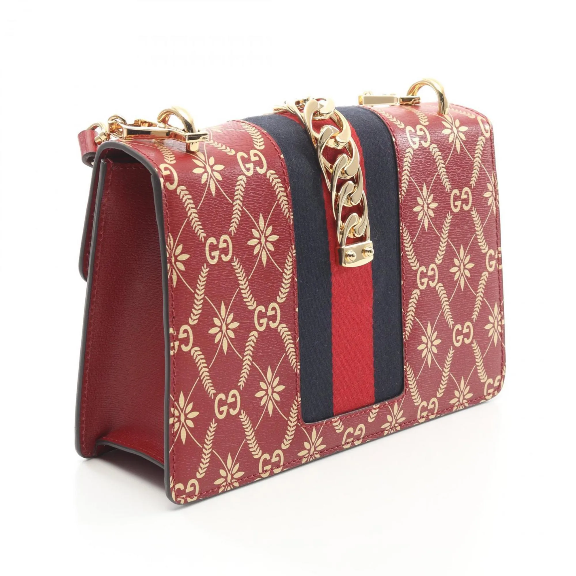 Gucci  Color Leather Shoulder Bag (Pre-Owned)