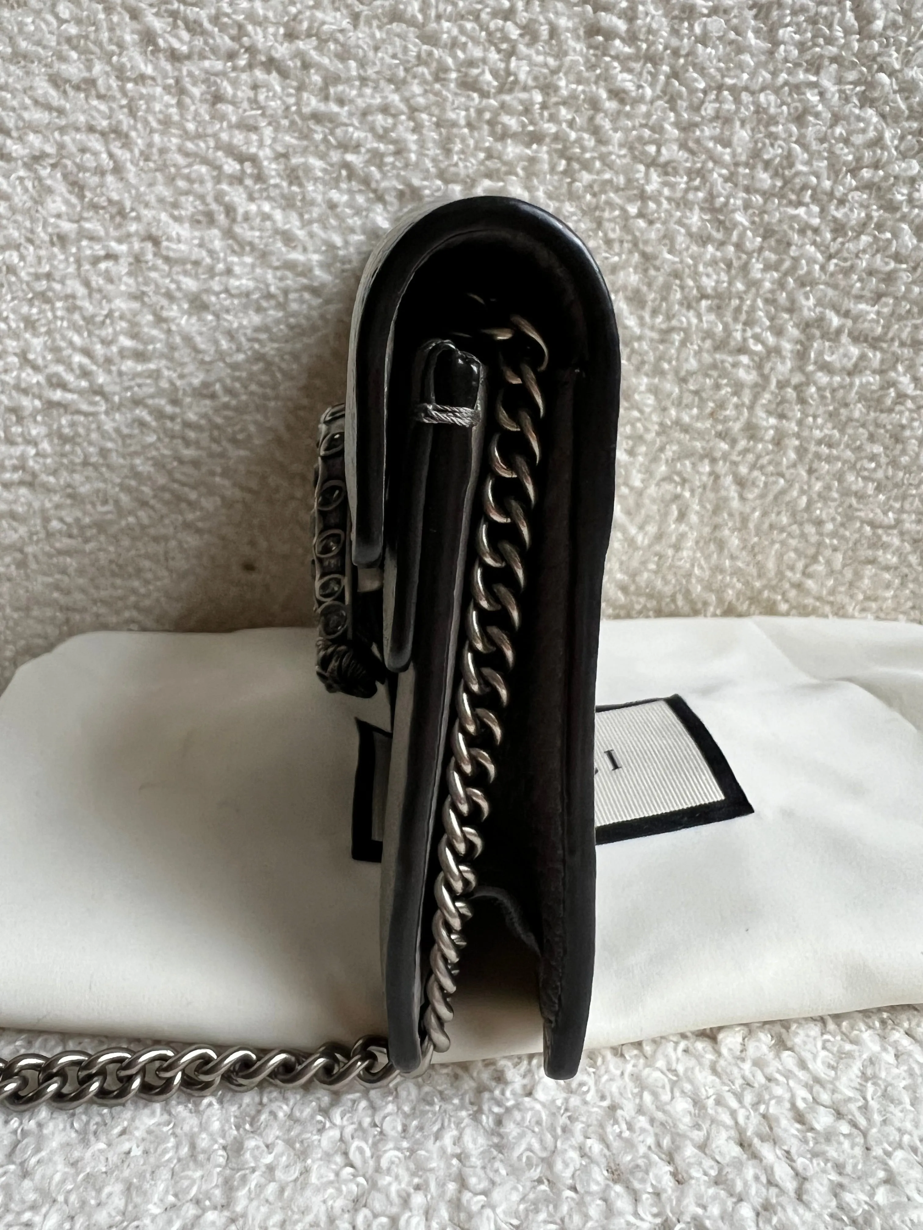 Gucci Dionysus GG Grey Super Mini Shoulder Bag (RRP ??985)