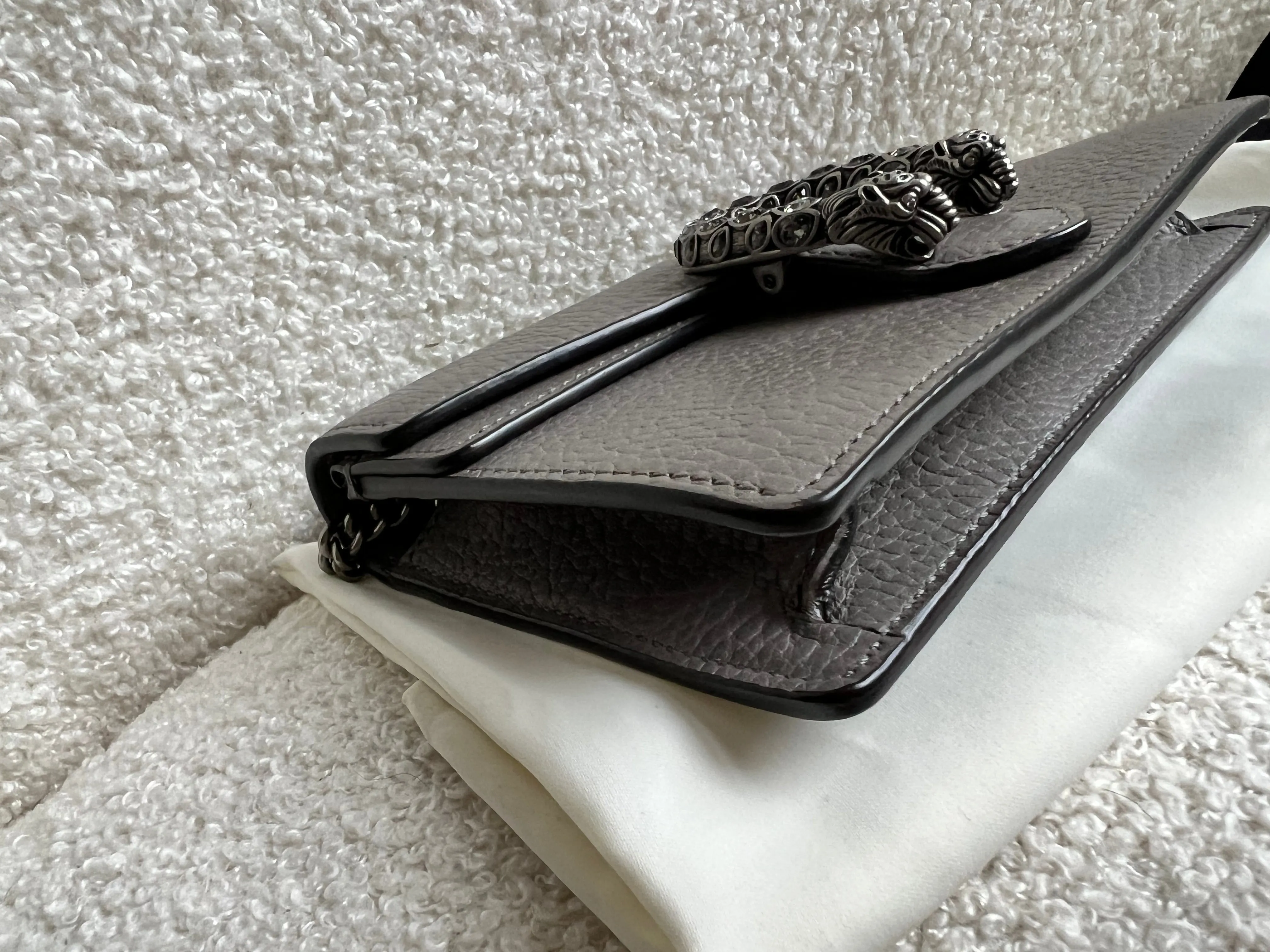 Gucci Dionysus GG Grey Super Mini Shoulder Bag (RRP ??985)