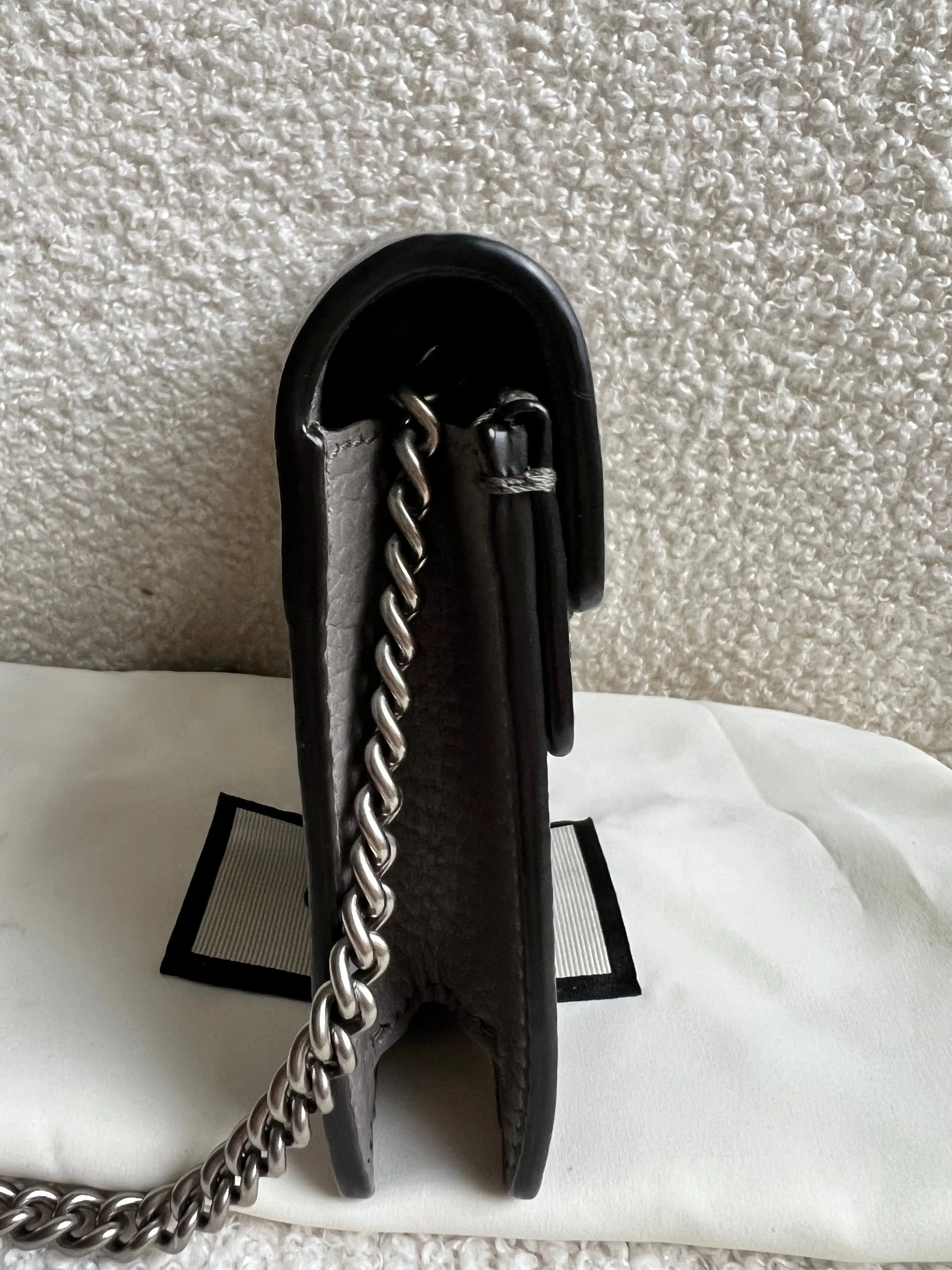 Gucci Dionysus GG Grey Super Mini Shoulder Bag (RRP ??985)