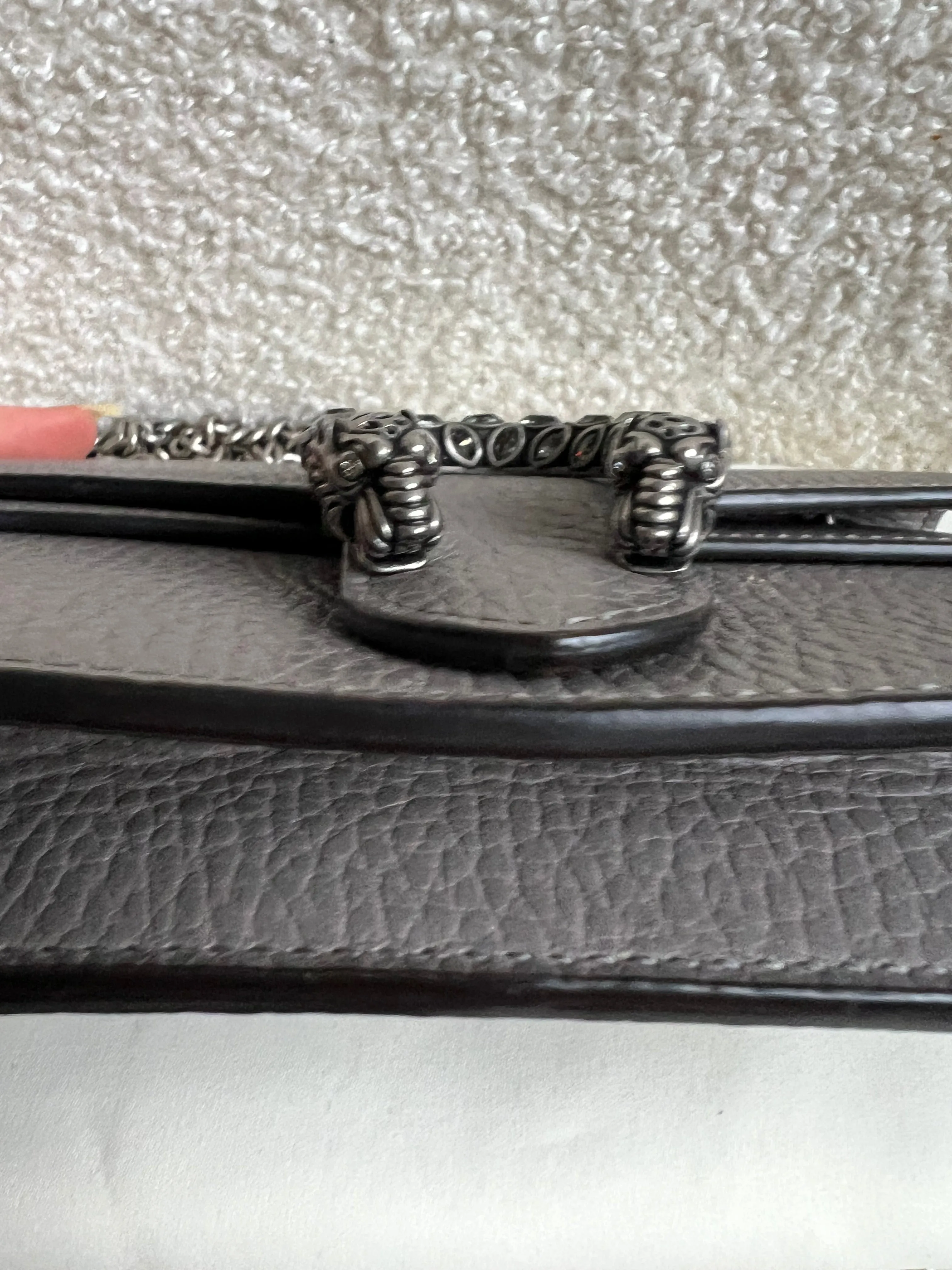Gucci Dionysus GG Grey Super Mini Shoulder Bag (RRP ??985)