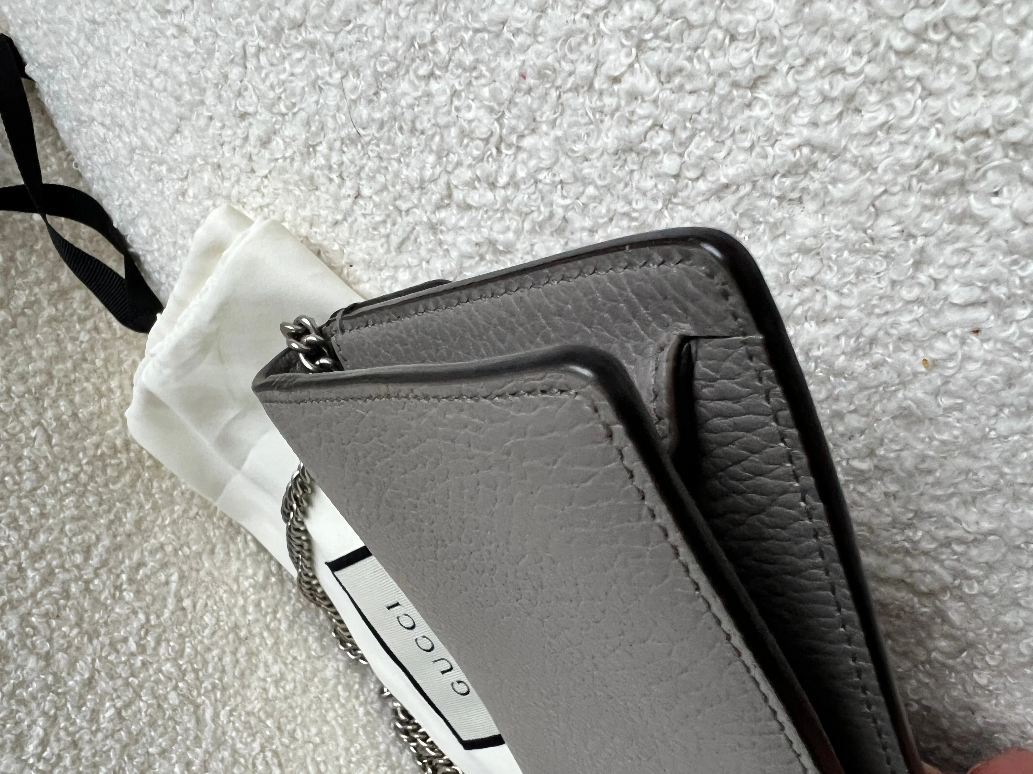 Gucci Dionysus GG Grey Super Mini Shoulder Bag (RRP ??985)