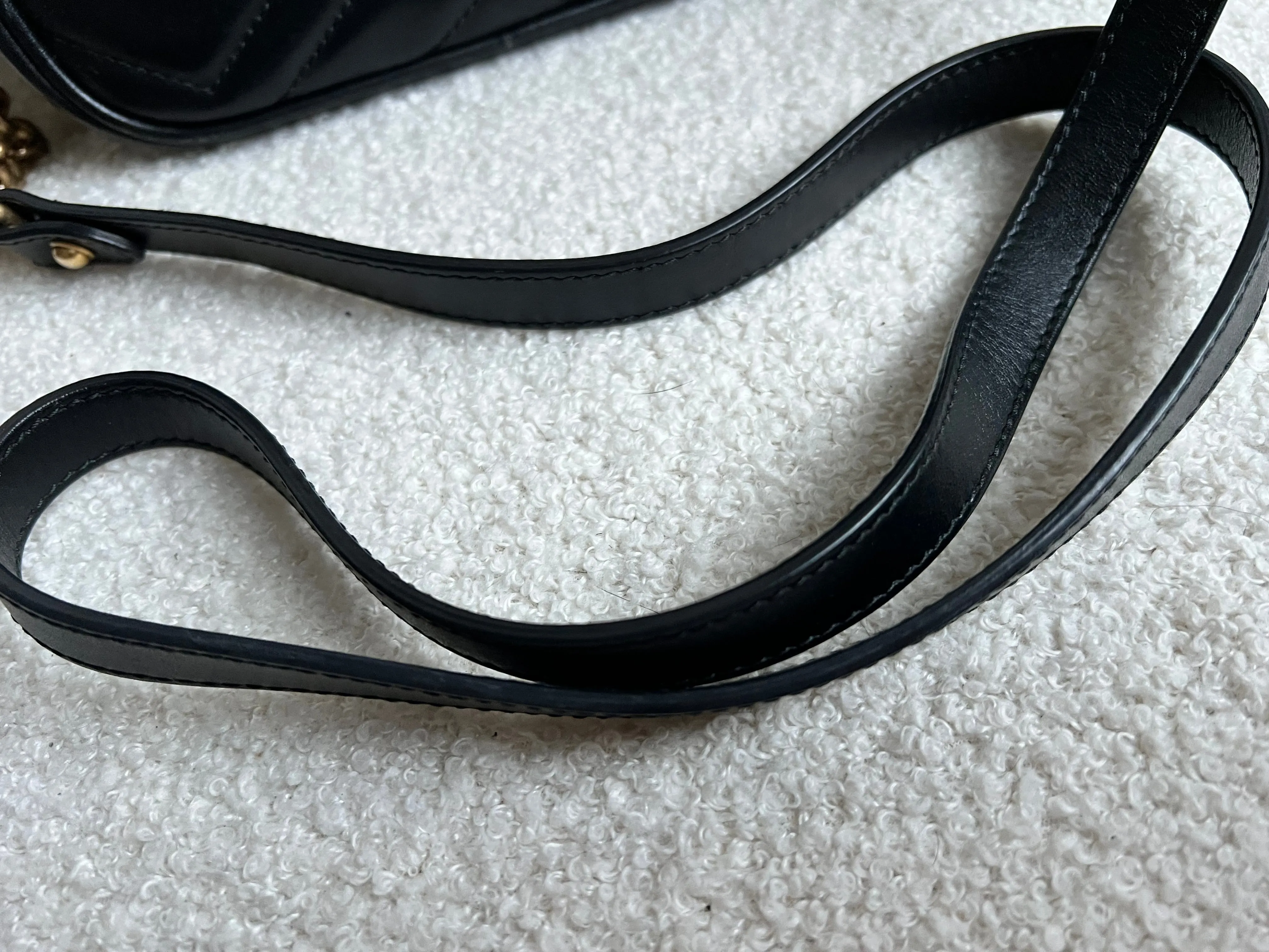 Gucci GG Black Marmont Mini Shoulder Bag (RRP ??1,360)