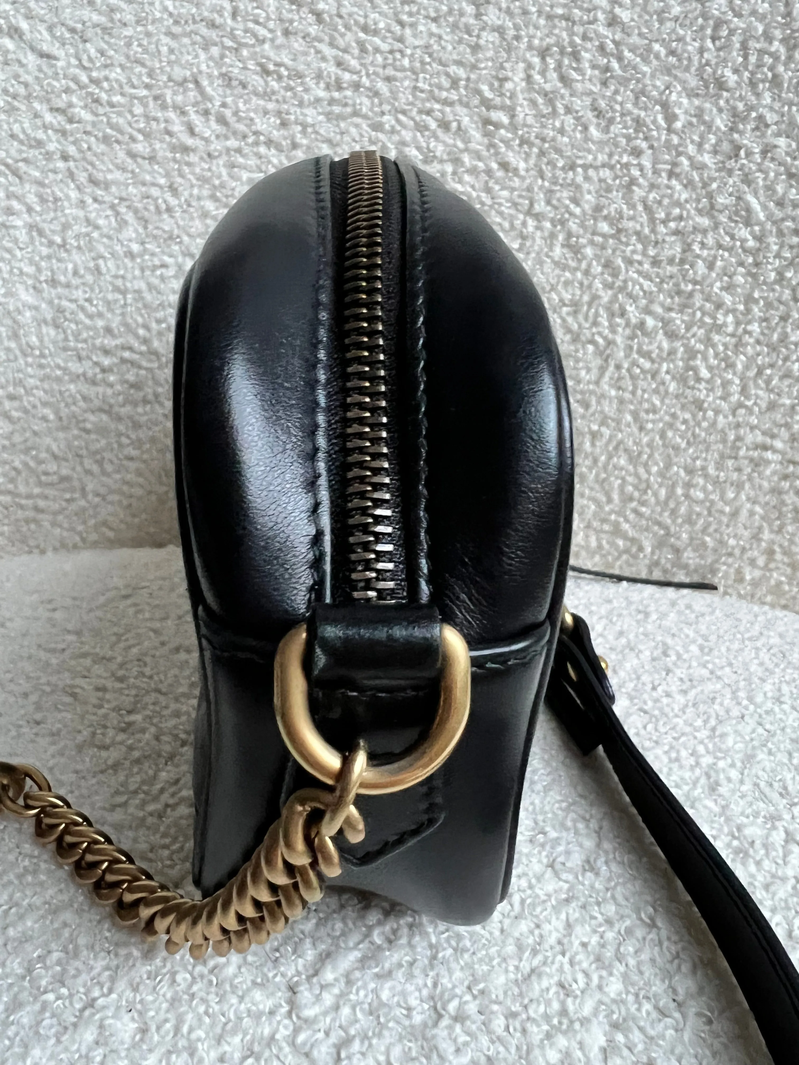 Gucci GG Black Marmont Mini Shoulder Bag (RRP ??1,360)