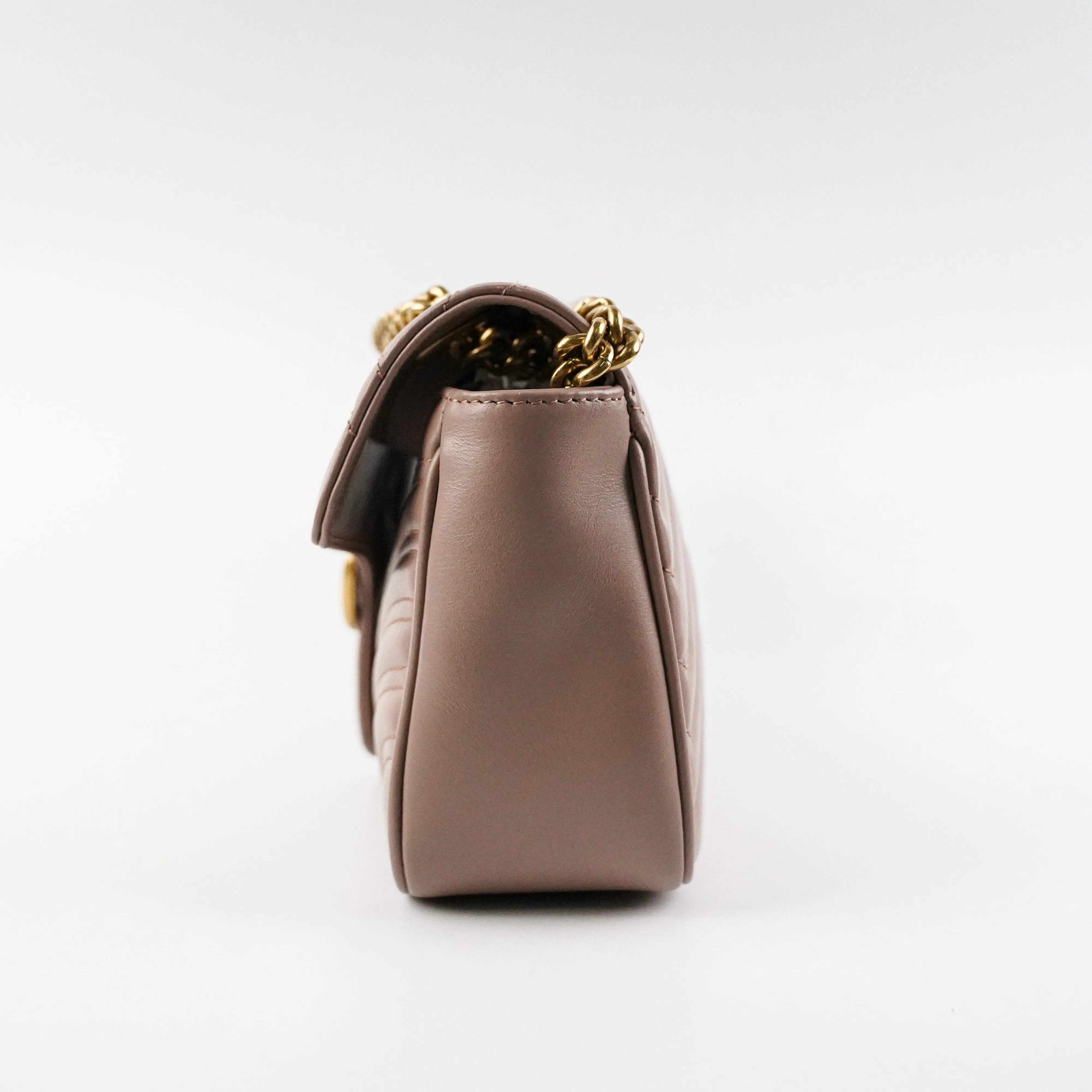 Gucci GG Marmont Matelasse Dust Pink Shoulder Bag