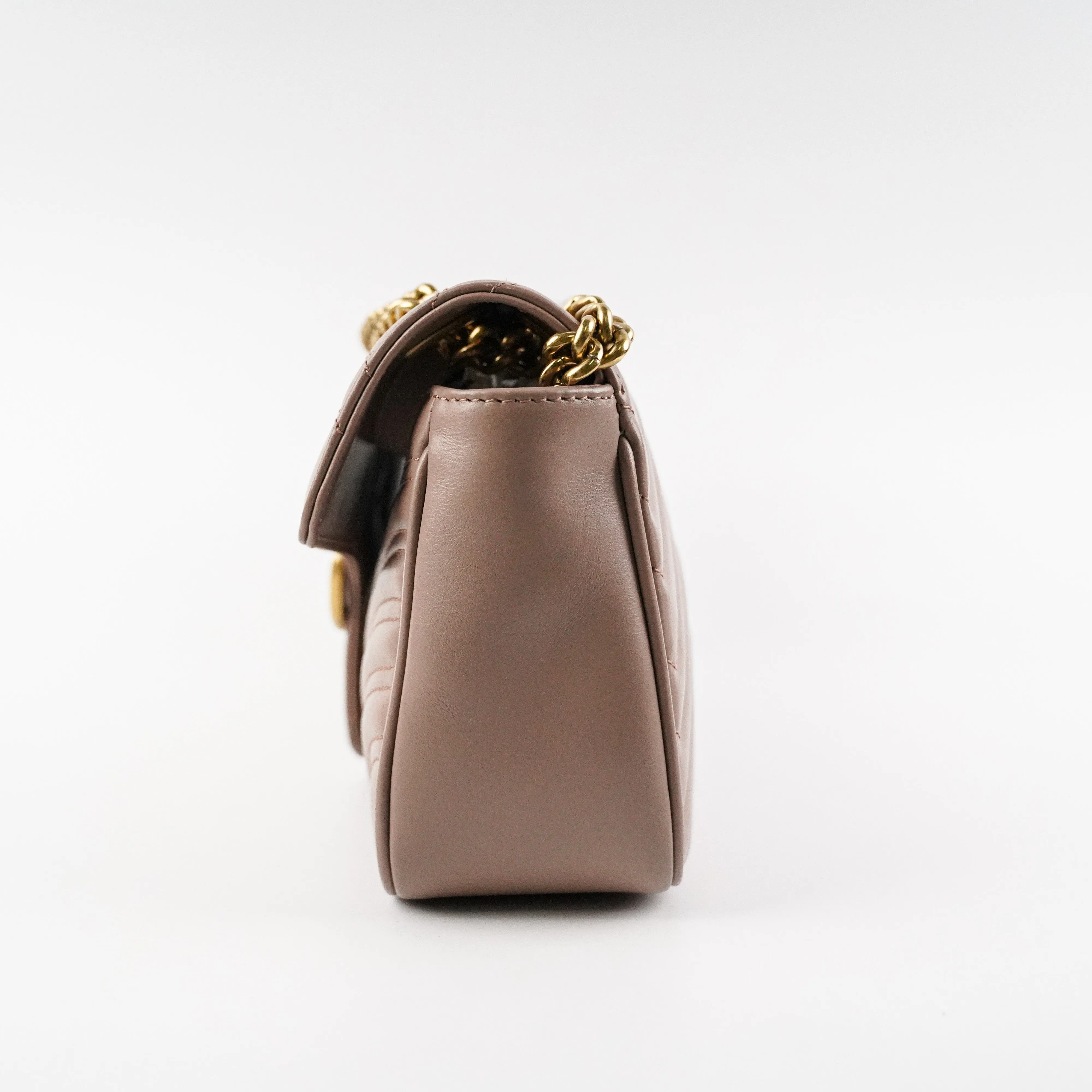 Gucci GG Marmont Matelasse Dust Pink Shoulder Bag