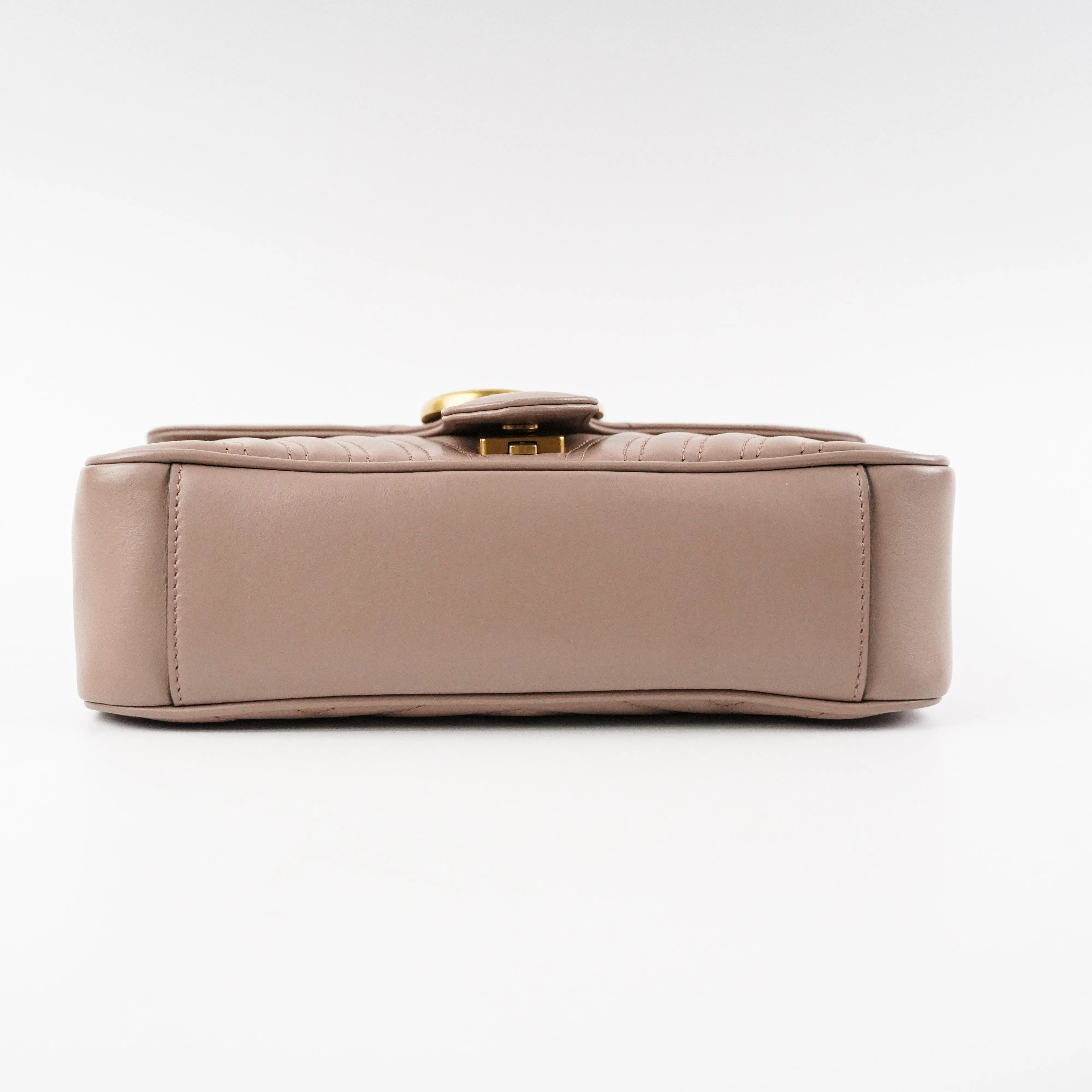 Gucci GG Marmont Matelasse Dust Pink Shoulder Bag