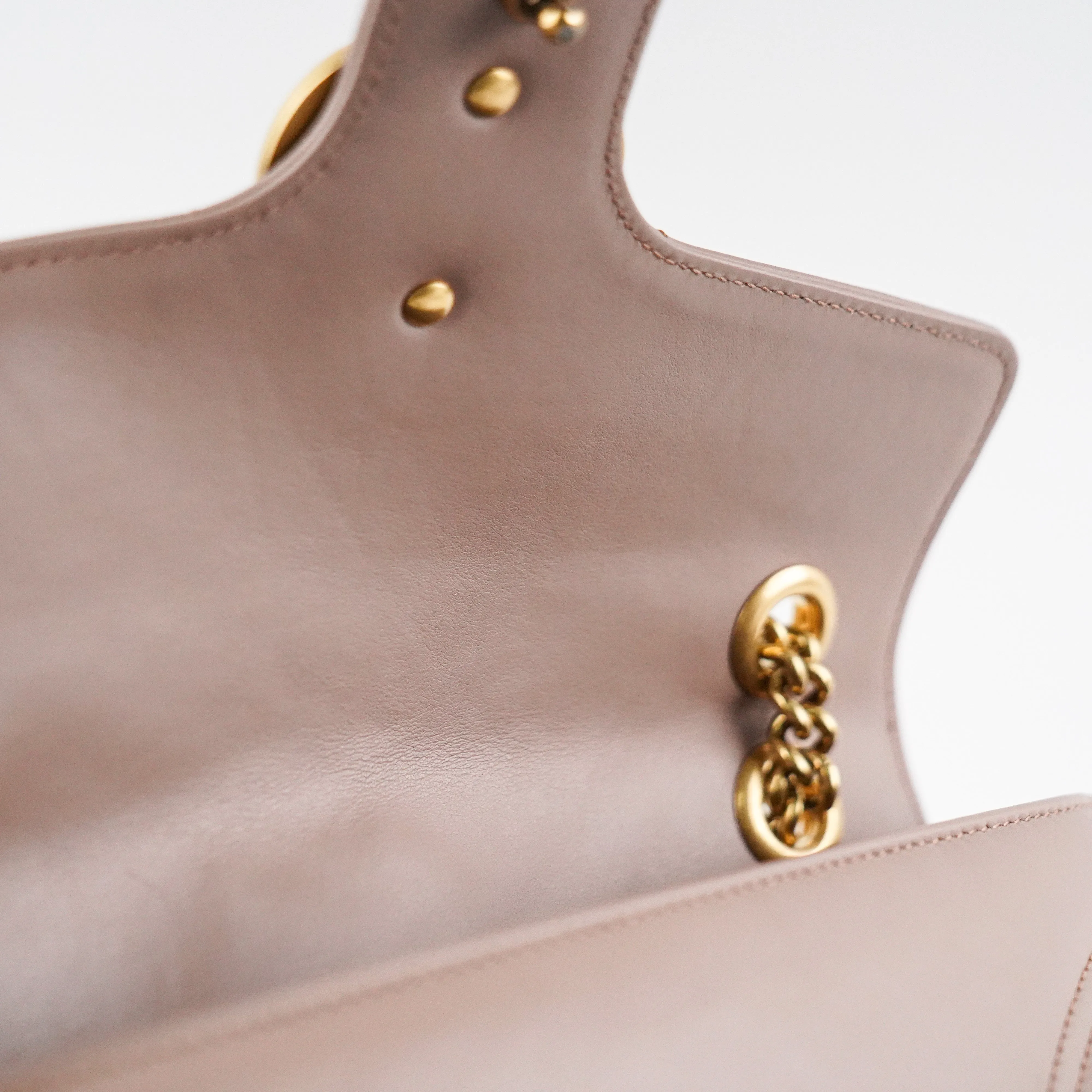 Gucci GG Marmont Matelasse Dust Pink Shoulder Bag
