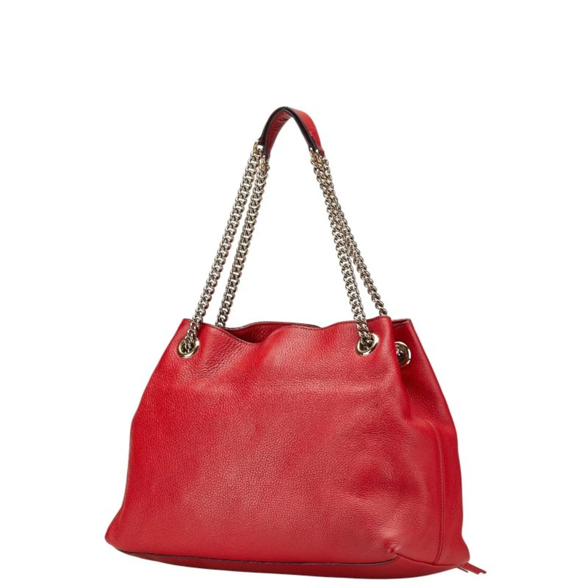 Gucci Leather Shoulder Bag Tote Bag (Pre-Owned)