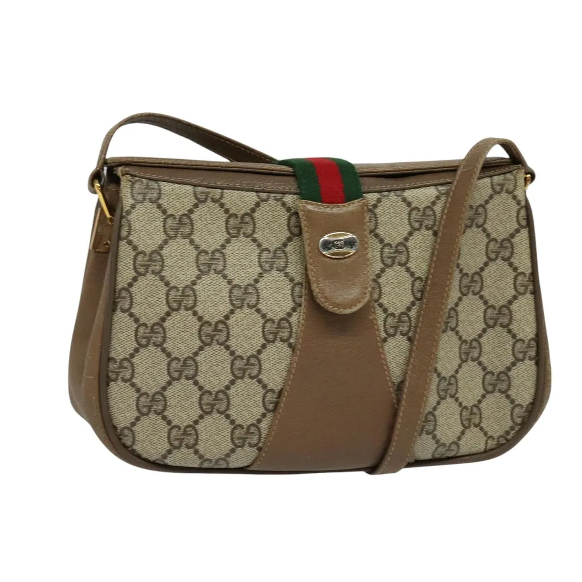Gucci Ophidia Canvas Shoulder Bag (Pre-Owned)