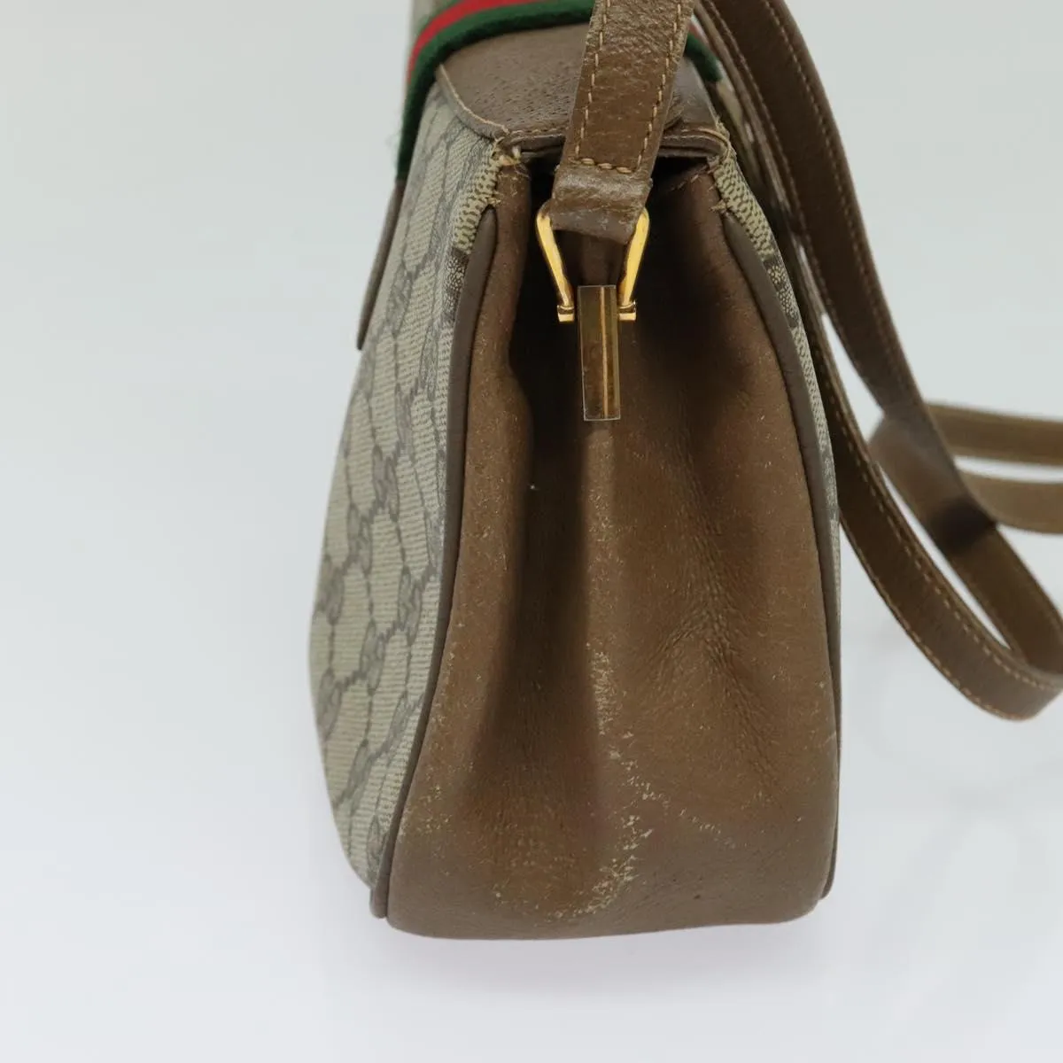 Gucci Ophidia Canvas Shoulder Bag (Pre-Owned)
