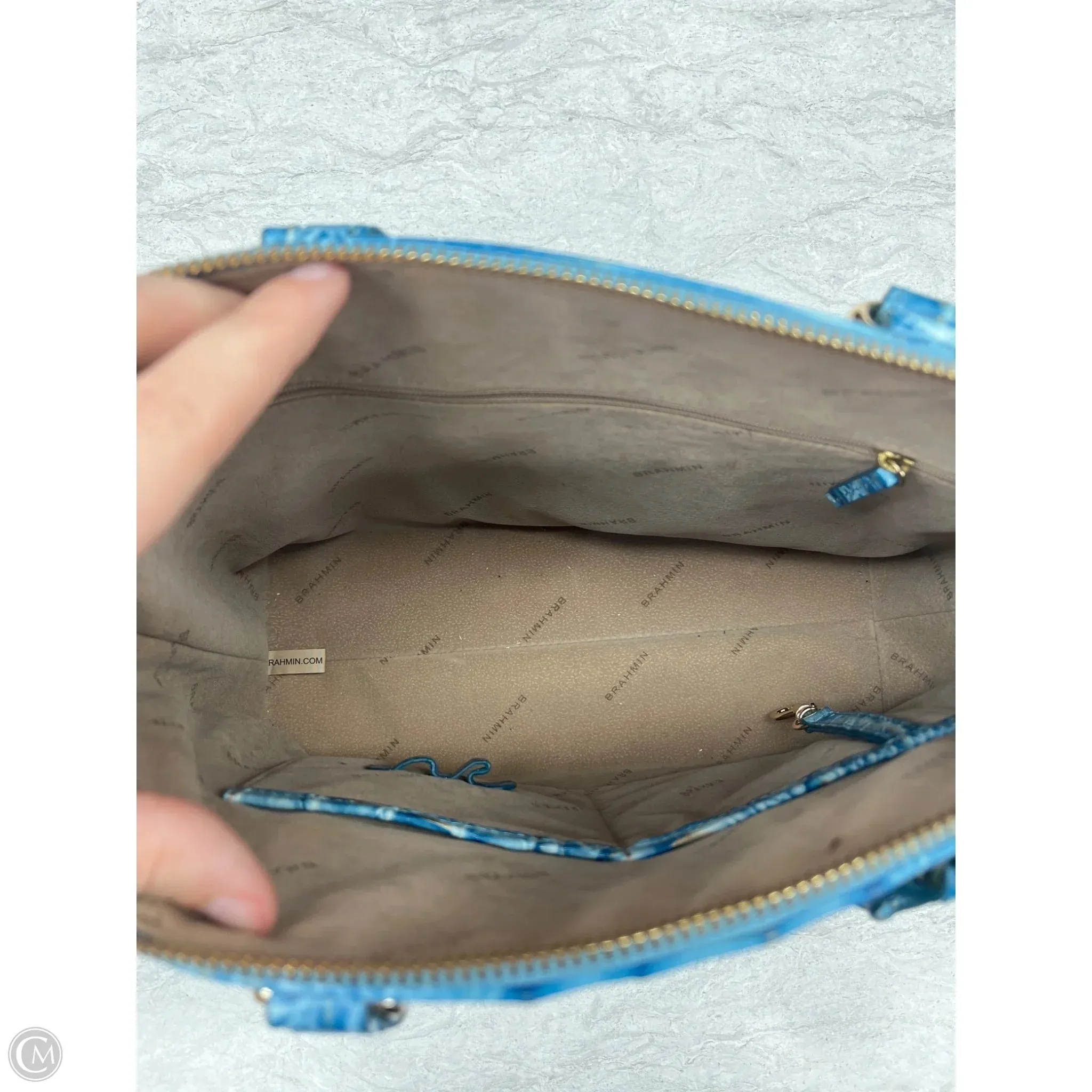 Handbag Designer By Brahmin, Size: Medium