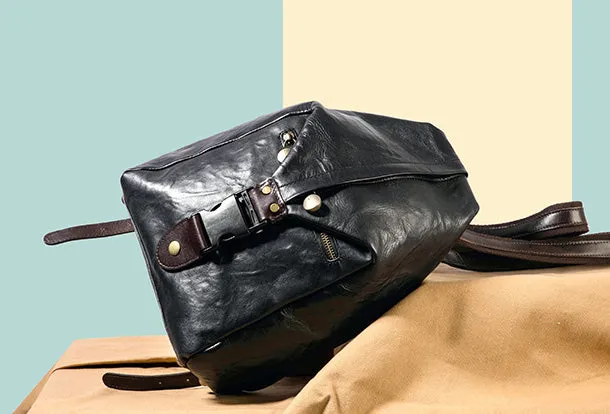 Handmade Genuine Cute Leather Backpack Bag Shoulder Bag Leather Purse For Women