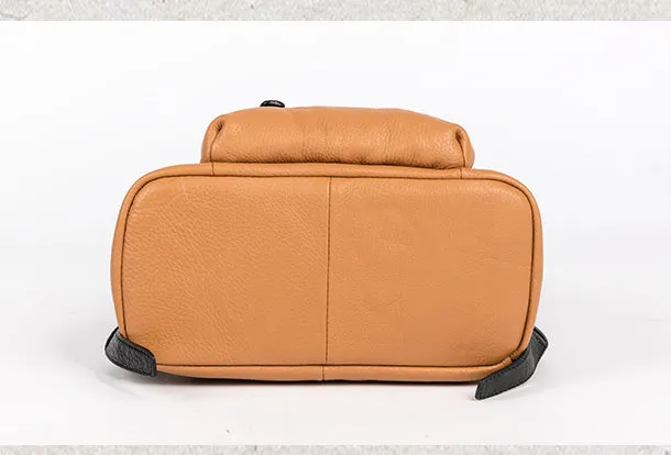 Handmade Genuine Leather Cute Backpack Bag Travel bag Women Leather Purse