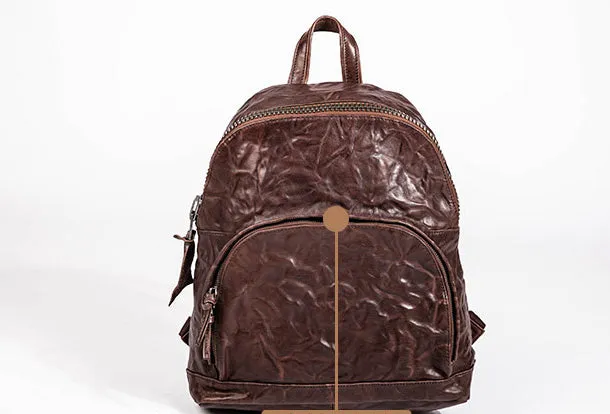 Handmade Genuine Leather Laptop Bag Travel Bag Backpack Bag Shoulder Bag Leather Purse For Women