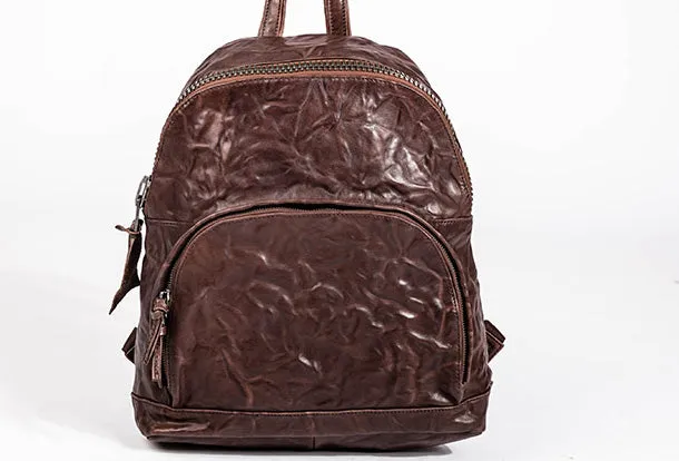Handmade Genuine Leather Laptop Bag Travel Bag Backpack Bag Shoulder Bag Leather Purse For Women