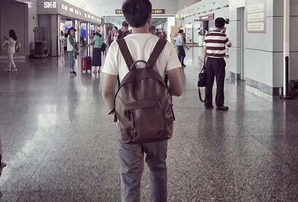 Handmade Leather Large Travel Bag Backpack Bag Shoulder Bag Laptop Women Leather Purse