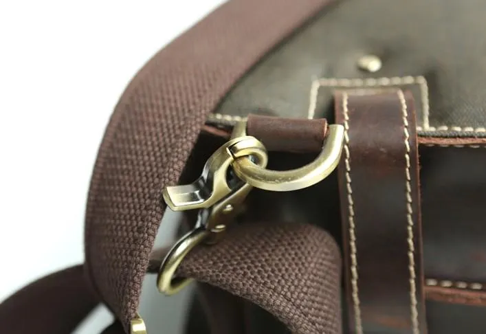 Handmade Leather Mens Backpack Travel Backpack Laptop Backpack for men