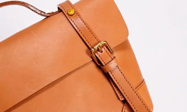 Handmade LEATHER WOMEN Vintage SHOULDER BAG Stylish Backpack Purses FOR WOMEN